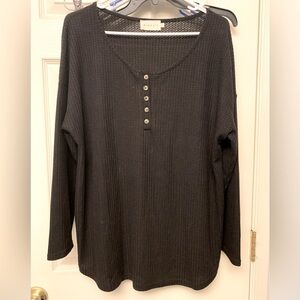 Ninexis Women’s Black Long Sleeve Shirt Medium